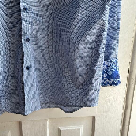 Robert Graham Flip Cuff Long Sleeve Button Down Shirt - Picture 5 of 10